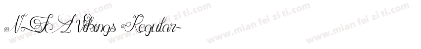 NFL Vikings Regular字体转换